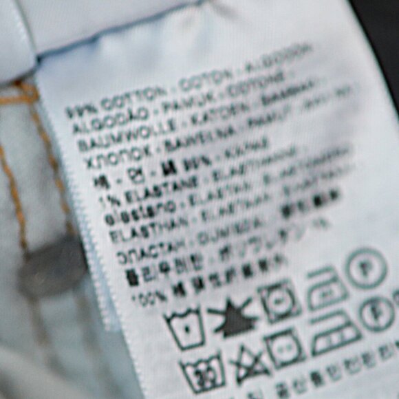 Levi's 505 Regular Fit Jeans Mens Denim Cotton Low Stretch Blue Zipper Fly Sz 36 - Picture 7 of 8